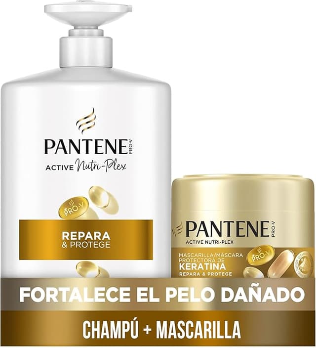 Imagen de Pantene Pro-V Champú Repara y Protege 1L + Mascarilla 500ml 💧 en OfertitasTOP