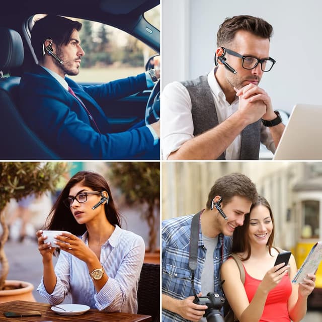 Thumbnail 6 de Hsility 500Hrs Bluetooth Headset with Rotatable Mic