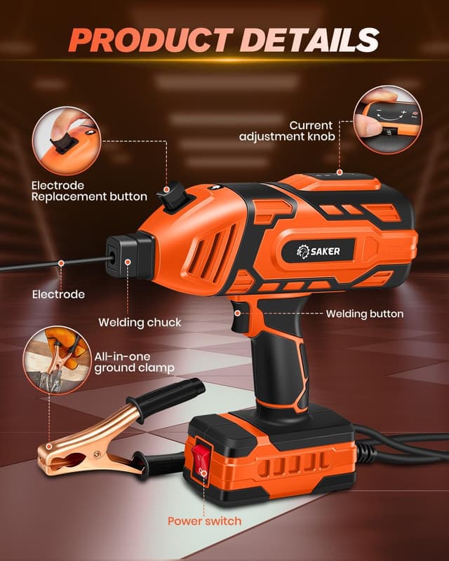 Thumbnail 5 de Saker Portable Welder 20-120A