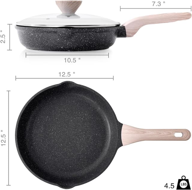 Thumbnail 5 de Kordisen Non-Stick Frying Pan with Lid 32 cm ⌛