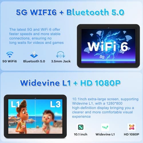 Thumbnail 4 de Tablette DMOAO 10 pouces Android 15 avec contrôle parental