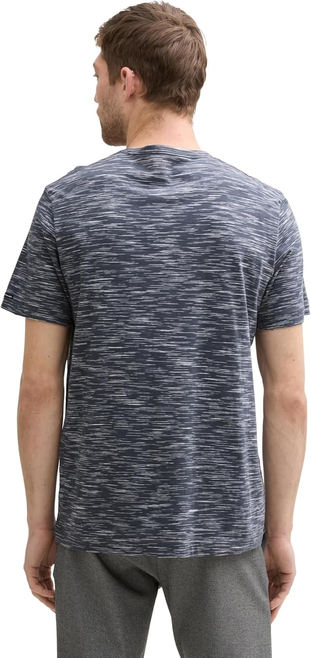 Detalle 2 de TOM TAILOR T-Shirt da uomo a manica corta: comoda e con vestibilità ottimale