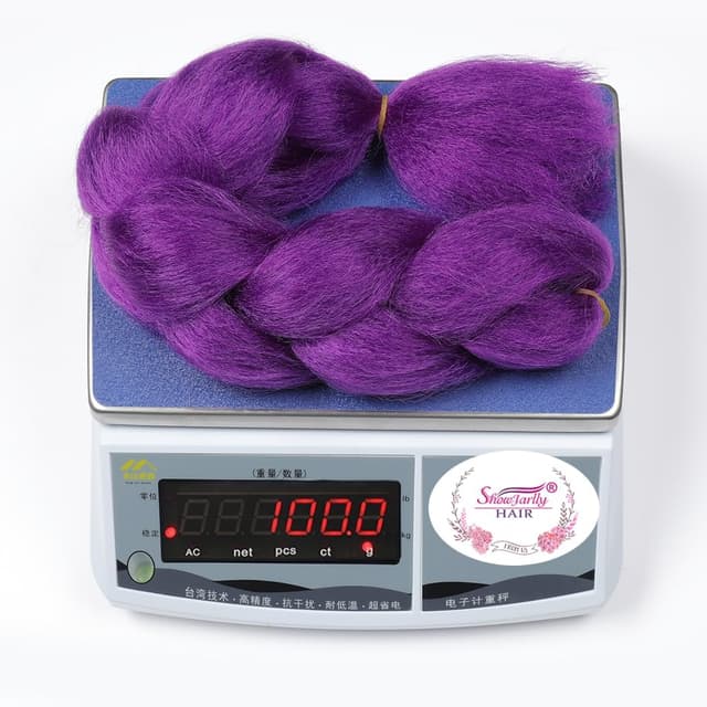 Thumbnail 3 de ShowJarlly Trenzas Africanas 24 60 cm Morado