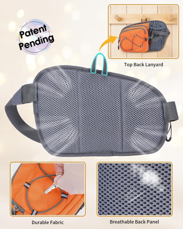 Detalle de sportsnew Hydration Waist Pack with Water Bottle Holder (2L) for Running, Hiking & Dog Walking