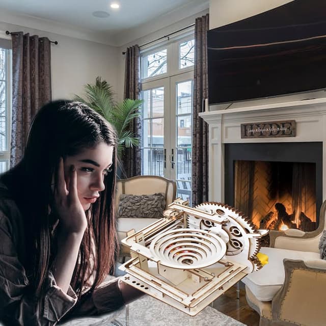 Thumbnail 4 de 3D Marble Run Puzzle for Adults STEM