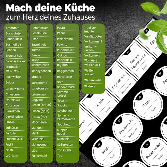 Thumbnail 4 de CLIDOR weiße Vorratsetiketten selbstklebend 210 Stück