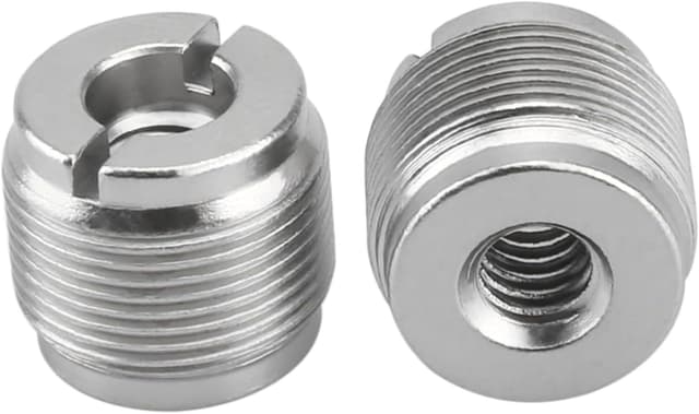 Detalle de NICEYRIG Screw Adapter: 1/4" Female to 5/8" Male for Mic Stand & Tripod (2-pack)