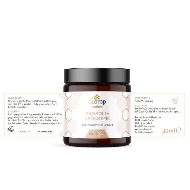 Thumbnail 6 de bedrop Propolis Deo Creme Lemongrass 30ml