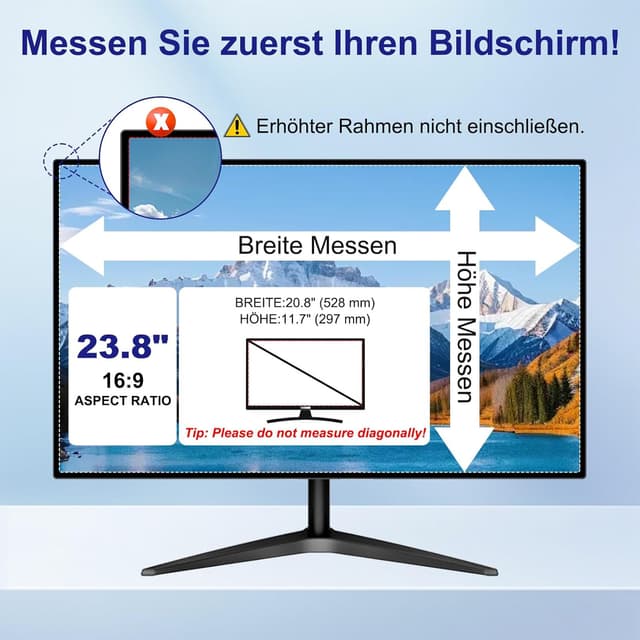 Detalle 2 de LUSA DESIGN 23,8 Zoll Blickschutzfilter