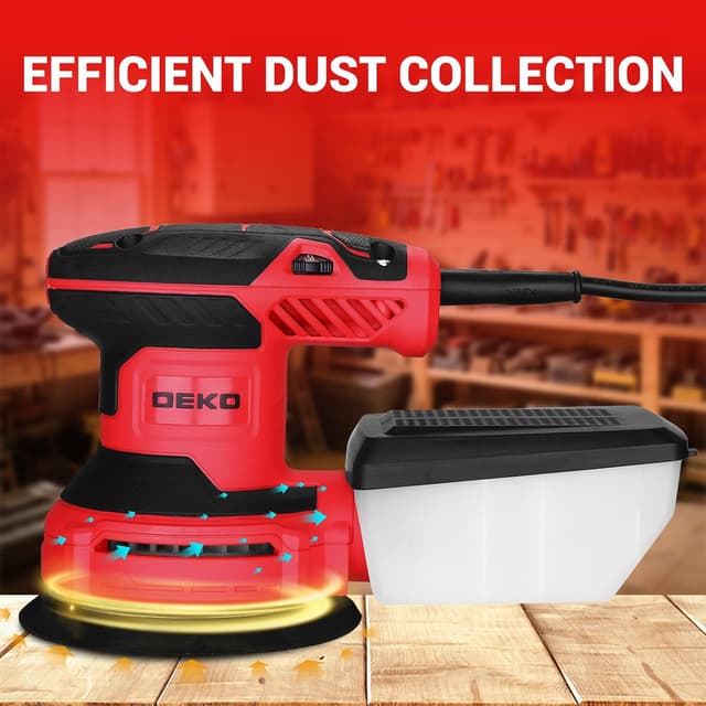 Detalle 2 de DEKOpro Exzenterschleifer 125 mm 14.000 U/min