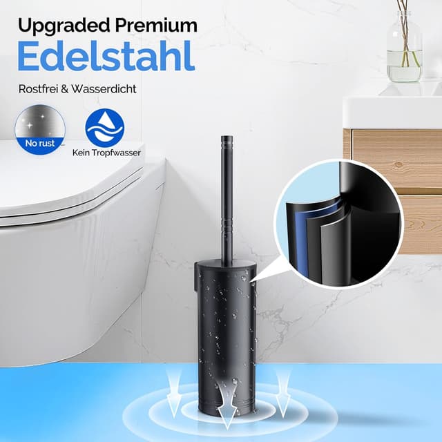 Thumbnail 2 de HAMITOR Brosse WC murale sans perçage