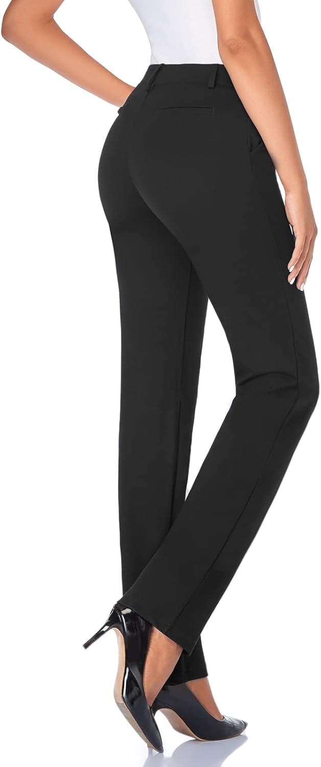 Detalle 2 de Tapata Damen Gerade Stretch-Hose mit Taschen – 71/76/81/86 cm Innennaht, Büro & Alltag