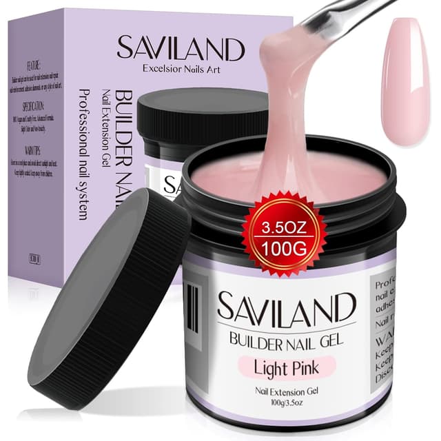 Detalle de Saviland Hellrosa Aufbaugel 100g 💅