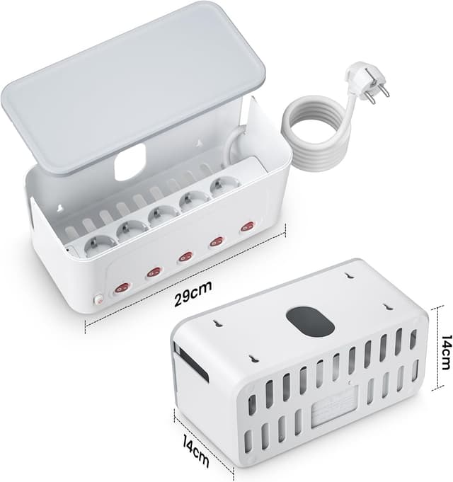 Thumbnail 5 de HoniHom Kabelbox 29×14×14 cm 🔌