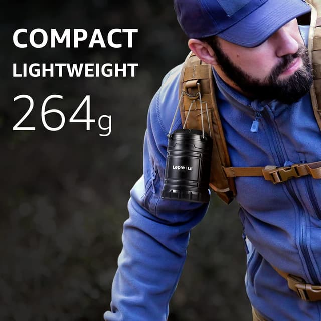 Detalle 2 de Lanterne camping LED 140 lm lot de 4