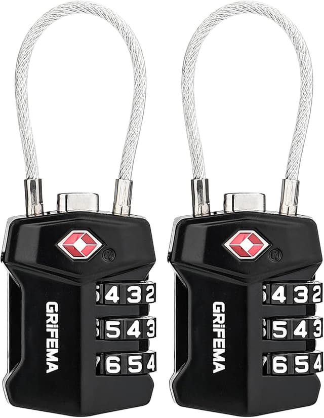 Detalle de GRIFEMA GA1006-2 2er Pack Zahlenschloss