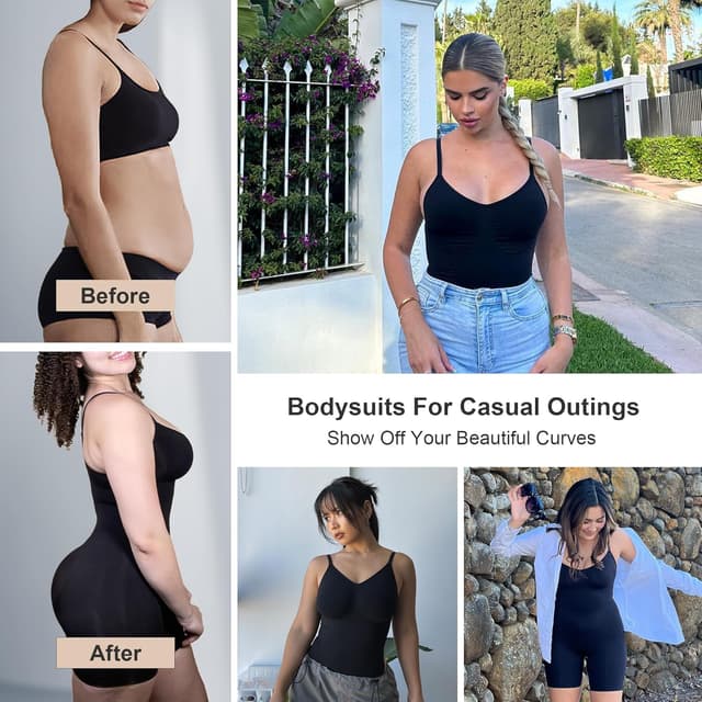 Thumbnail 4 de SHAPERX Shapewear Bodysuit for Women