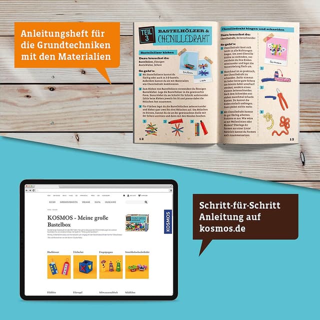 Thumbnail 4 de Kosmos 604431 AllesKönnerKiste Bastelbox 8-teilig