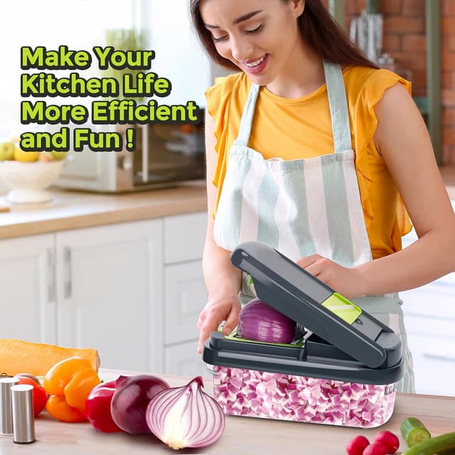 Thumbnail 6 de Yusshn 12-in-1 Vegetable Chopper