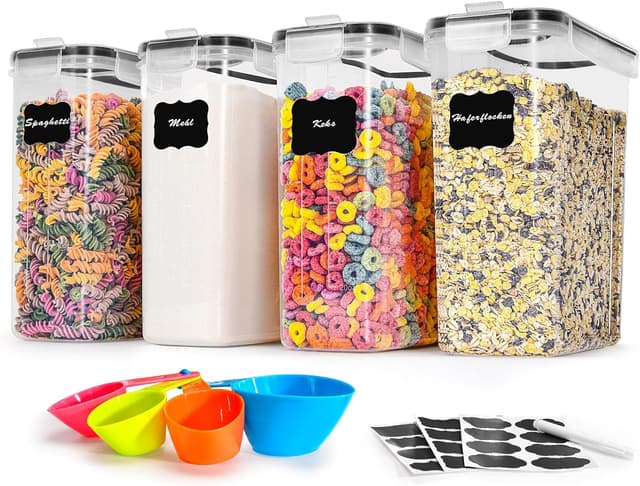 Detalle de Vorratsdosen Luftdicht 4L Set of 4