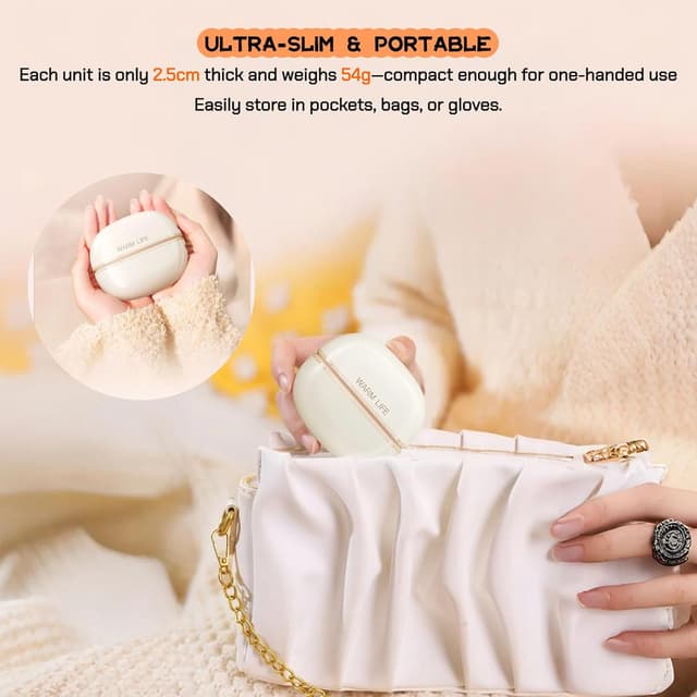 Thumbnail 6 de krovxom Hand Warmers Rechargeable 2 Pack – electric pocket heater with 3 heat levels