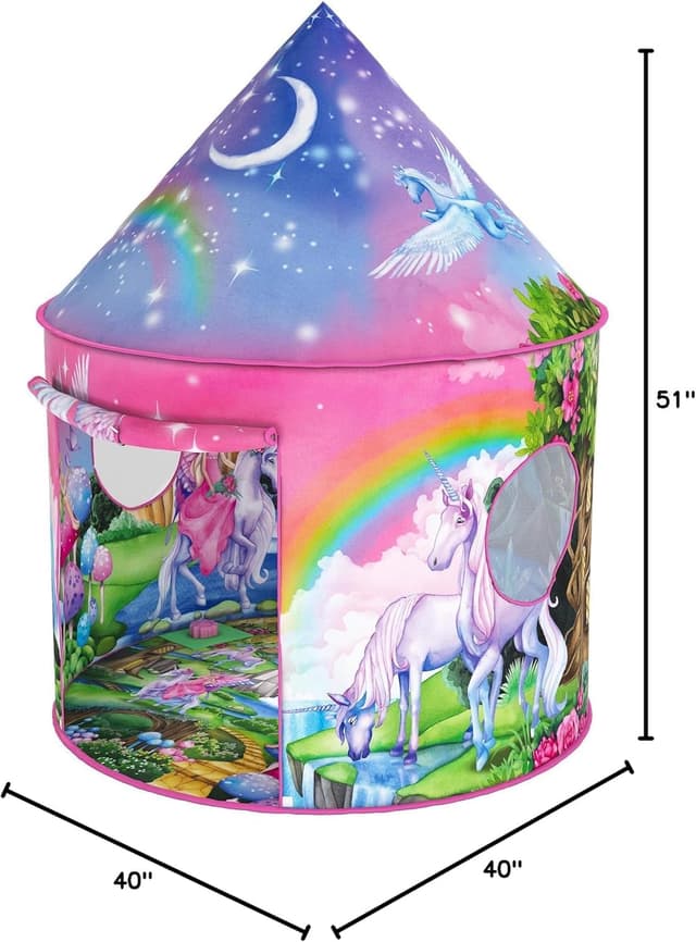 Thumbnail 6 de W&O Unicorn Sparkle Play Tent with Magical Unicorn Sounds (Pop-Up Play Tent)