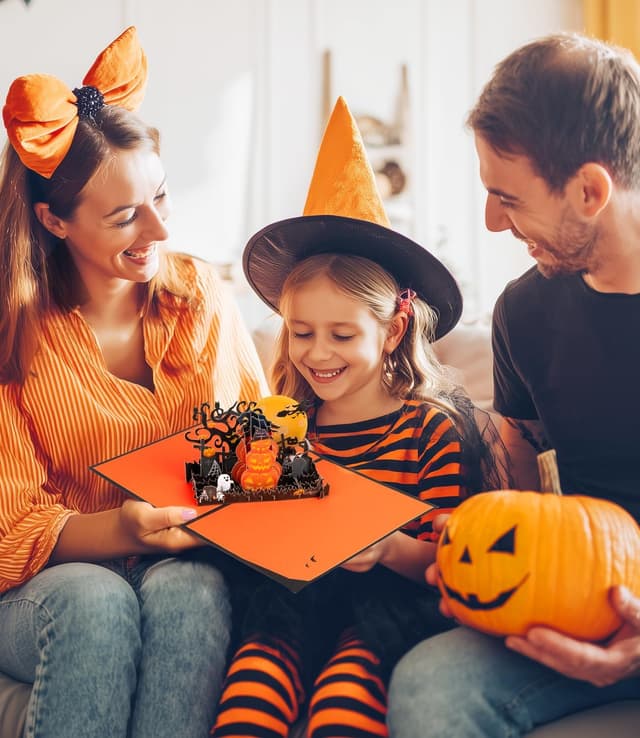 Detalle 2 de Halloween Pop Up Card for Kids, 3D