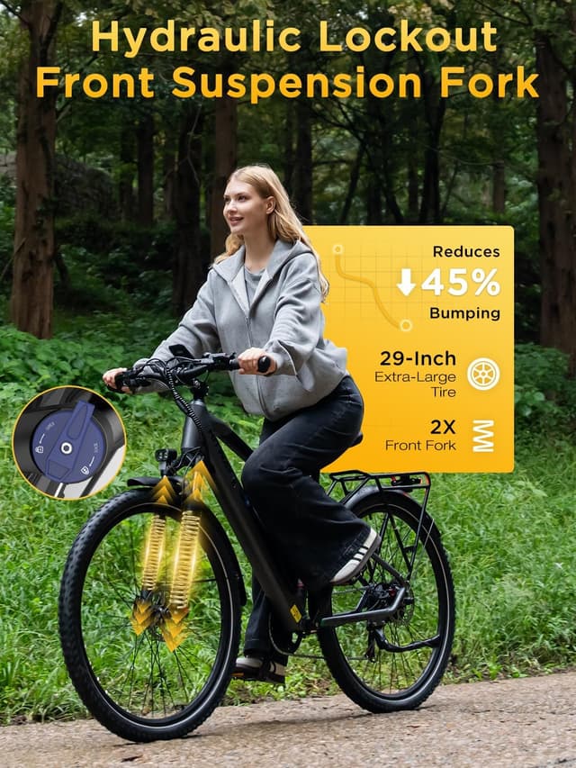 Detalle 2 de HITWAY BK7S e-bike 36V 12.8Ah 250W