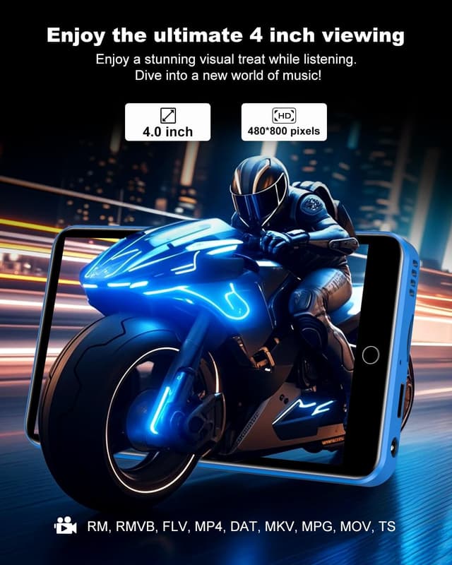 Thumbnail 3 de ZAQE M505 Reproductor MP3 80 GB con Bluetooth