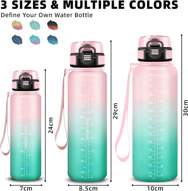 Thumbnail 5 de Cantimplora infantil 1L a prueba de fugas con filtro 💧