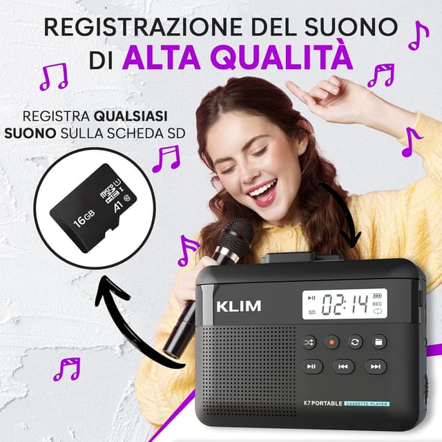 Thumbnail 3 de K7 Cassette Player Convertitore MP3 16 GB