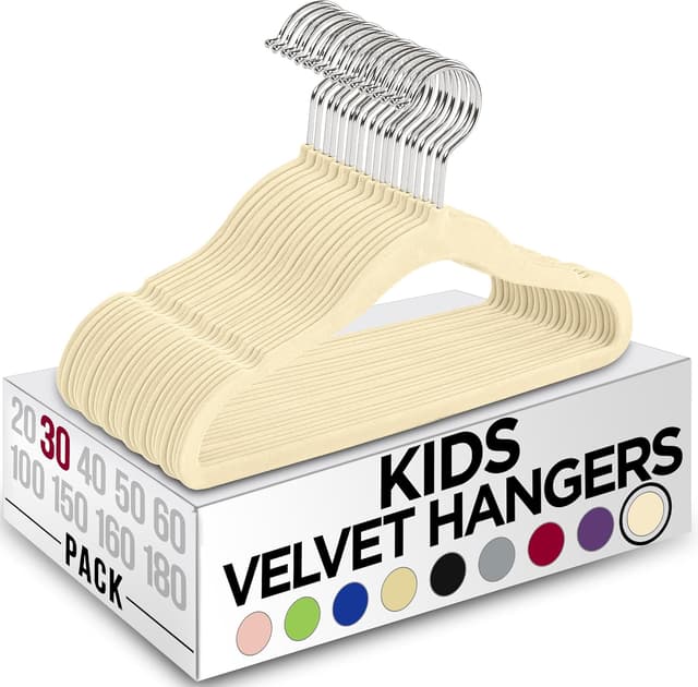 Imagen de Utopia Home Grucce bambini in velluto 28 cm, confezione 30 en OfertitasTOP