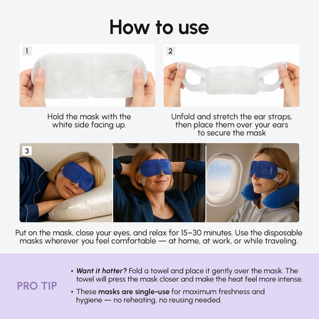 Thumbnail 5 de MAREE Heated Eye Mask for Dry Eyes 1 Pack