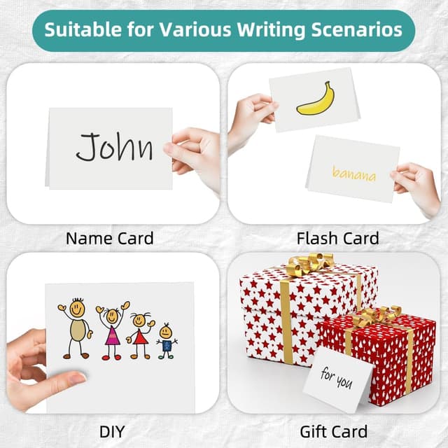 Thumbnail 5 de OFFCUP Tarjetas Blancas 108 Pcs 10x15 cm