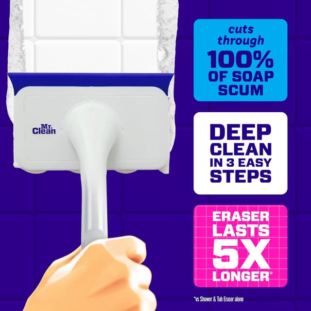 Detalle de Magic Eraser Shower & Tub Scrubber Kit