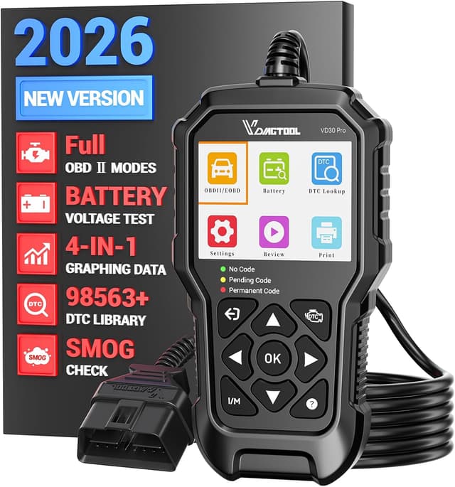 Detalle de VDIAGTOOL VD30 Pro OBD2 Scanner for Cars