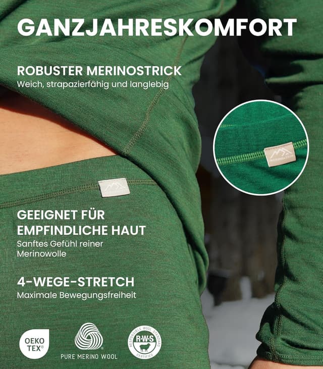 Thumbnail 4 de Merino Unterwäsche Midweight 250 g/m² 🩲