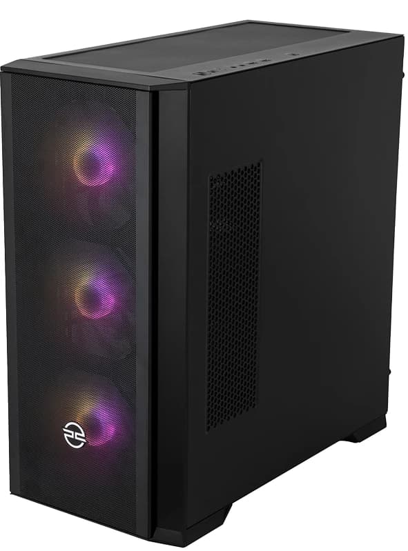 Detalle de PCSpecialist Impact 308 Gaming-PC mit AMD Ryzen 7 9800X3D, 64 GB RAM und RTX 5090