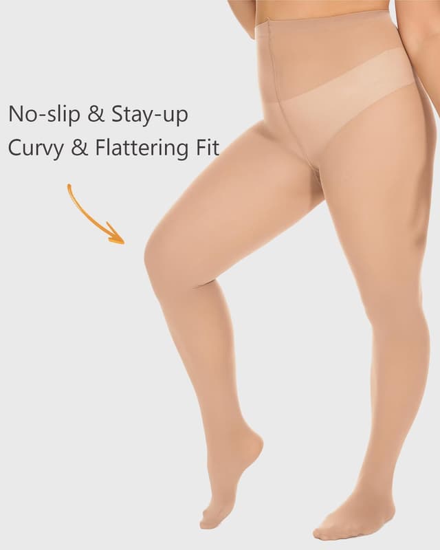 Thumbnail 4 de DUCMODA Collant Grande Taille Doux Curvy XL-4XL