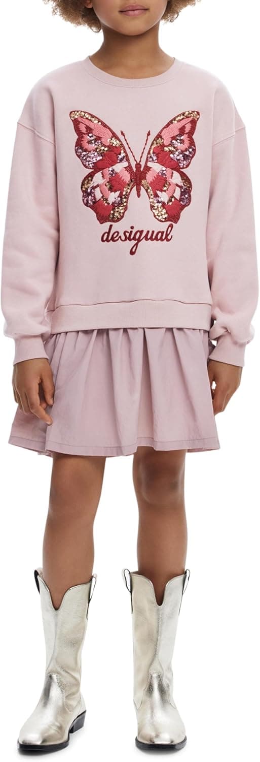 Detalle de Desigual Vest_ANN Dress para niñas corto