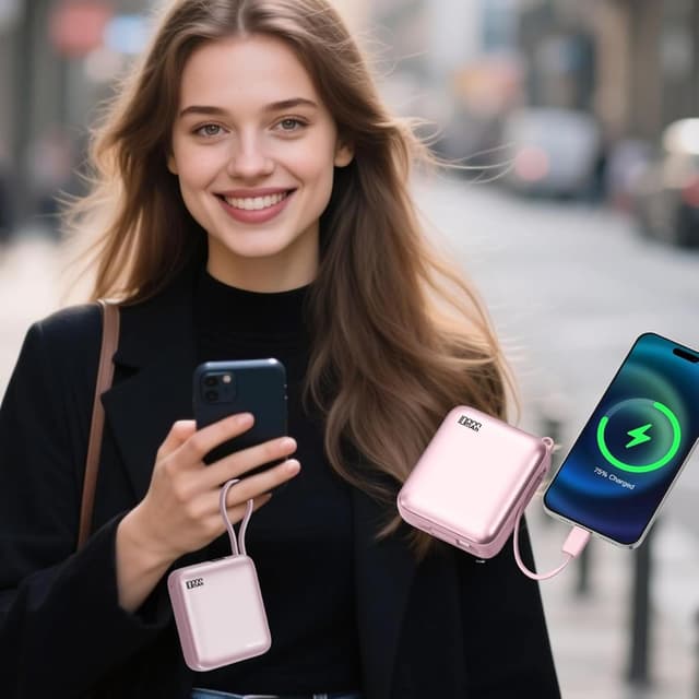 Detalle 2 de Hichain Mini Powerbank USB-C 22,5 W 10000 mAh