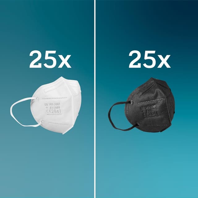 Thumbnail 6 de Masques FFP2 SICURA 50 pièces BFE ≥99%
