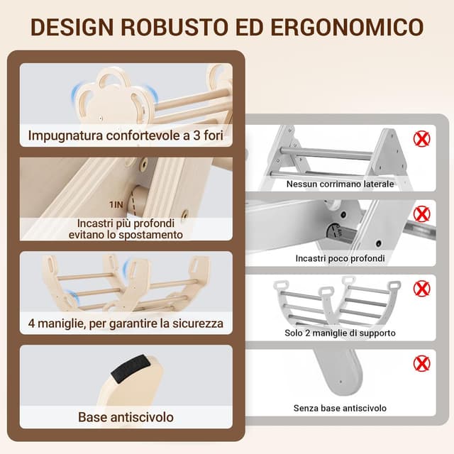 Thumbnail 5 de COSYLAND Set da Arrampicata 8 in 1 per bambini