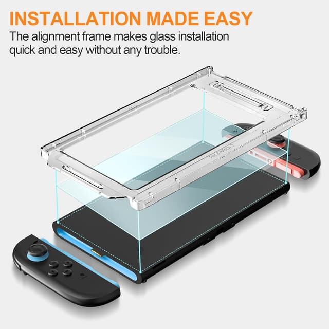 Detalle de Teyomi Schutzglas Nintendo Switch 2 7,9 Zoll