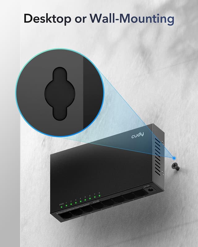 Thumbnail 6 de Cudy GS108 Switch Ethernet Gigabit 8 ports