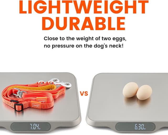 Detalle de HOWGO Double Dog Leash with 360° Swivel, No-Tangle Split Leash Coupler (Black, 4/5" x 4.8 FT)