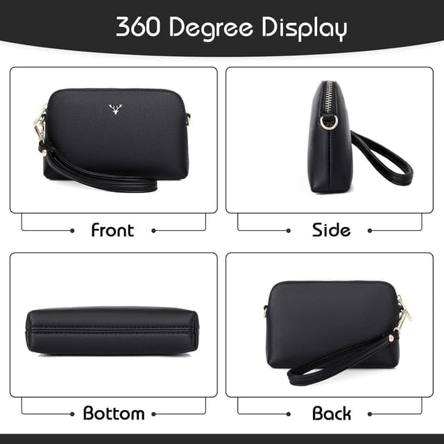 Thumbnail 4 de ZMDB Handtasche Damen Klein Umhängetasche mit Schultergurt