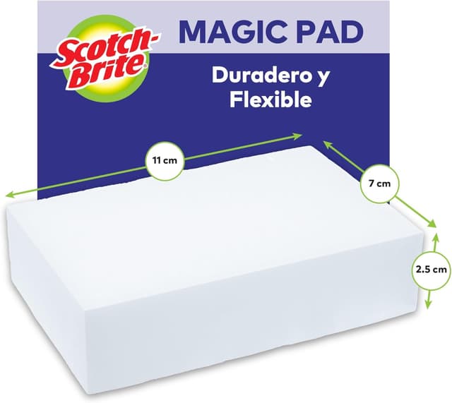 Thumbnail 1 de Scotch-Brite Esponja Mágica de Limpieza 🧽, Paquete de 12