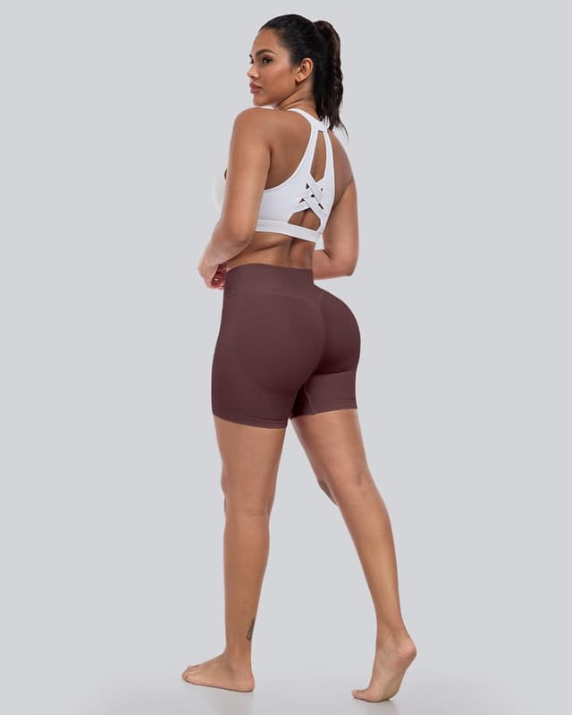 Thumbnail 4 de CHRLEISURE Workout Biker Shorts 4‑Piece Set