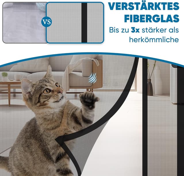 Thumbnail 4 de Sekey Mosquitera Puerta a Prueba de Gatos 70x200 cm